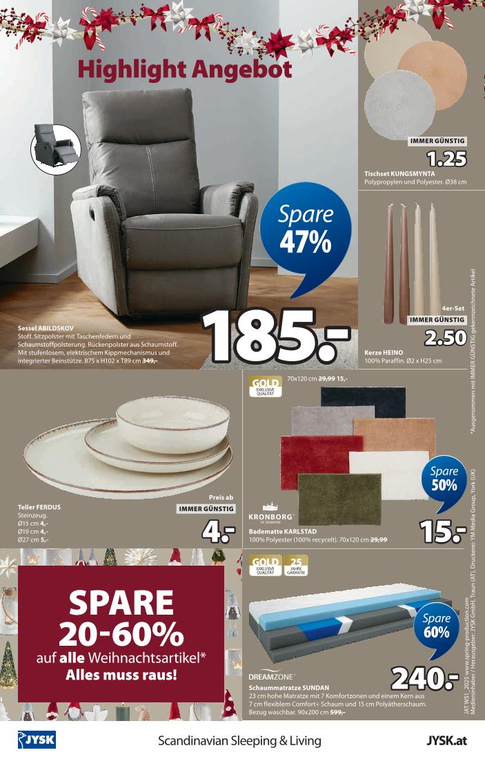 Prospekt von JYSK