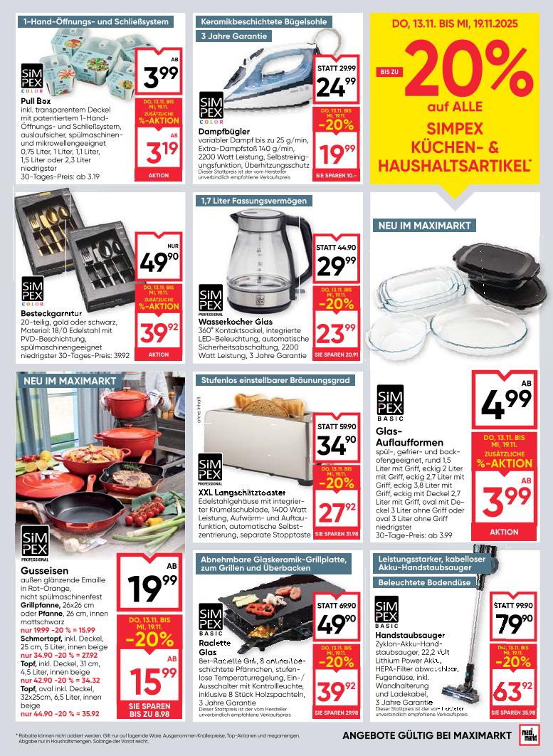 Prospekt von Maximarkt