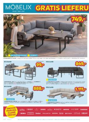 Titelbild des Prospekts von Möbelix