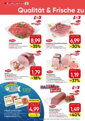 Titelbild des Prospekts von EUROSPAR KTN