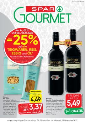 Titelbild des Prospekts von SPAR Gourmet