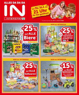 Titelbild des Prospekts von INTERSPAR STMK