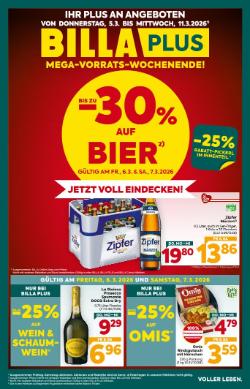 Titelbild des Prospekts von BILLA PLUS Oberösterreich