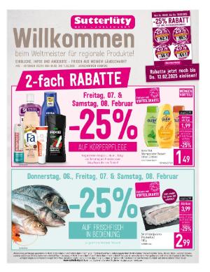 Titelbild des Prospekts von Sutterlüty