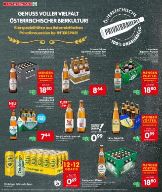 Titelbild des Prospekts von INTERSPAR OÖ