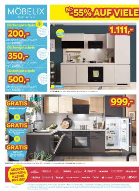 Titelbild des Prospekts von Möbelix