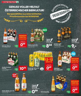 Titelbild des Prospekts von INTERSPAR WIEN