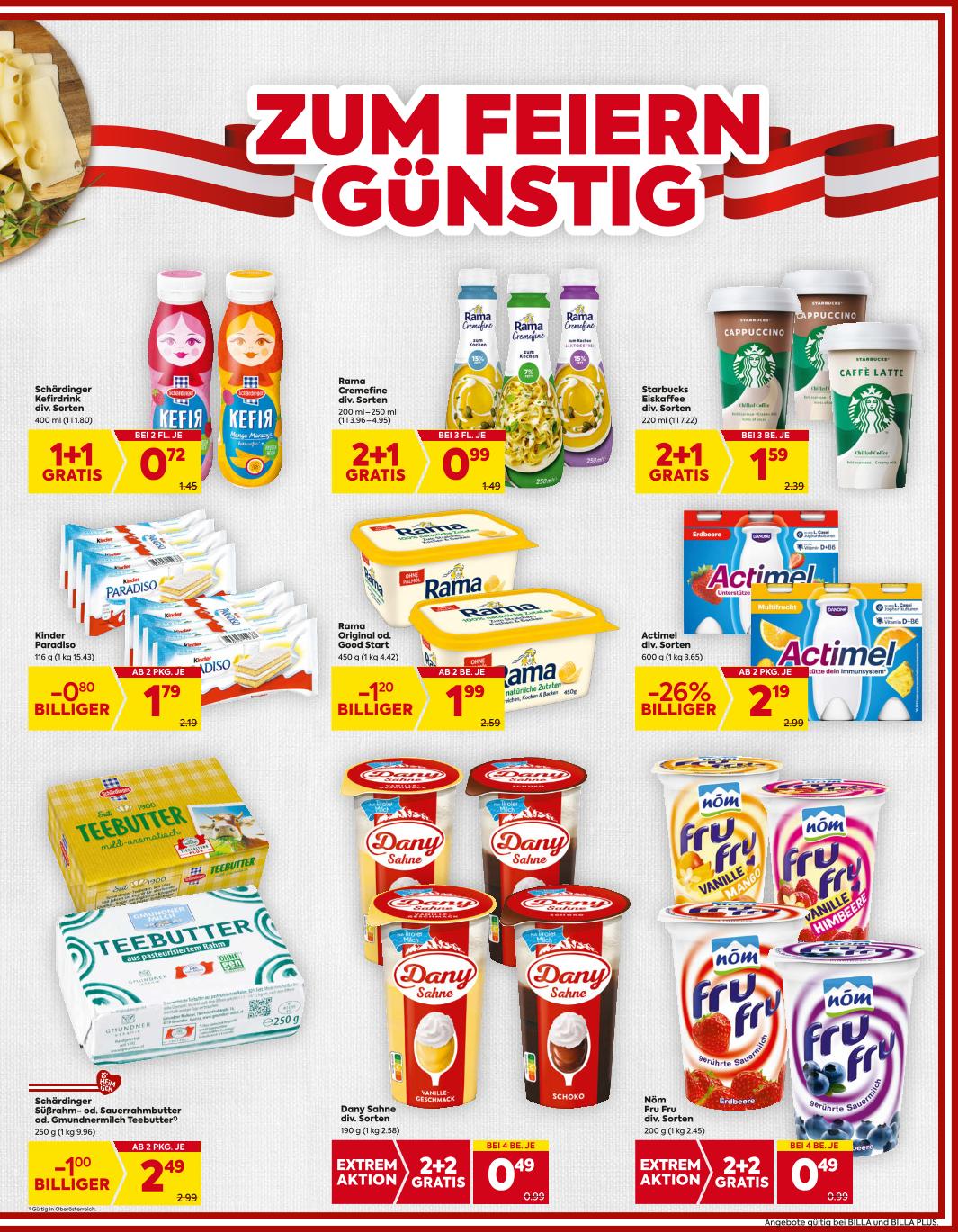 Prospekt von BILLA