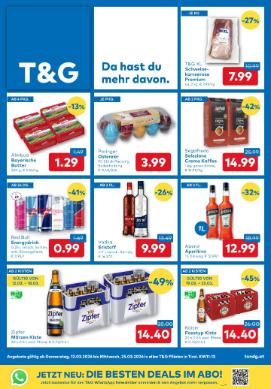 Titelbild des Prospekts von T&G Tirol