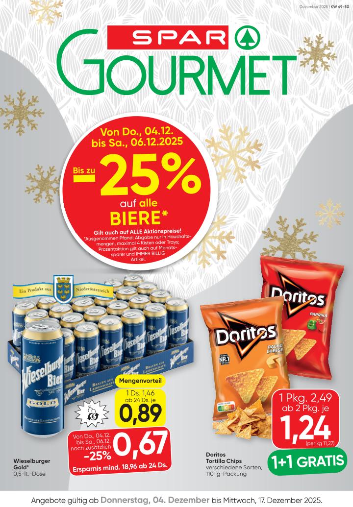 Prospekt von SPAR Gourmet