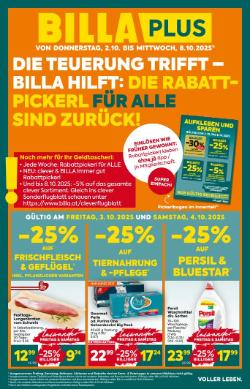Titelbild des Prospekts von BILLA PLUS Wien