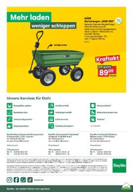 Titelbild des Prospekts von BayWa