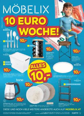 Titelbild des Prospekts von Möbelix 10 Euro Woche