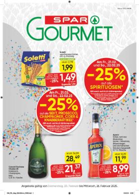 Titelbild des Prospekts von SPAR Gourmet