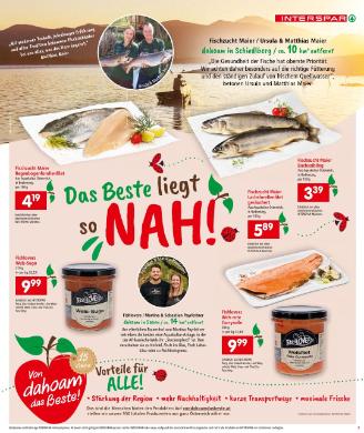 Titelbild des Prospekts von INTERSPAR OÖ