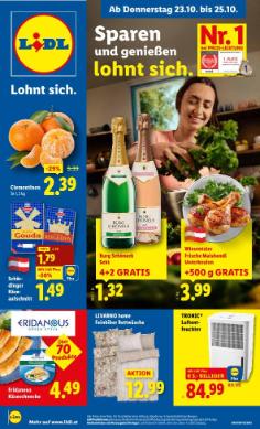 Titelbild des Prospekts von Lidl Österreich