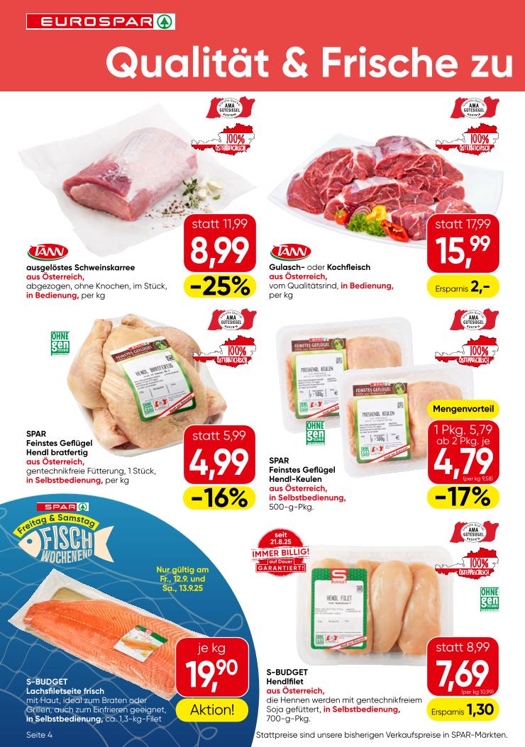 Prospekt von EUROSPAR