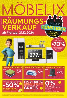 Titelbild des Prospekts von Möbelix