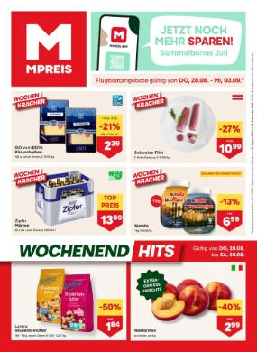 Titelbild des Prospekts von MPREIS OÖ
