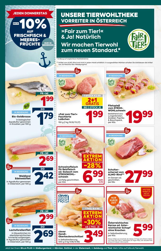 Prospekt von BILLA PLUS