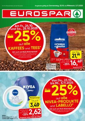 Titelbild des Prospekts von EUROSPAR W/NOE/BGLD