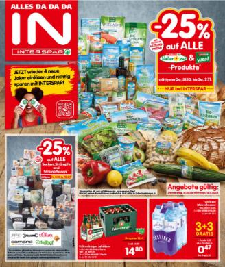 Titelbild des Prospekts von INTERSPAR VBG
