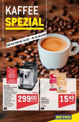 Titelbild des Prospekts von METRO KAFFEE