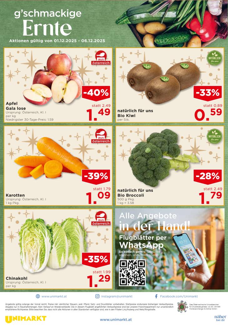 Prospekt von Unimarkt