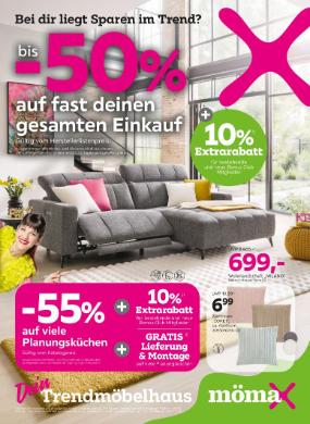 Titelbild des Prospekts von mömax