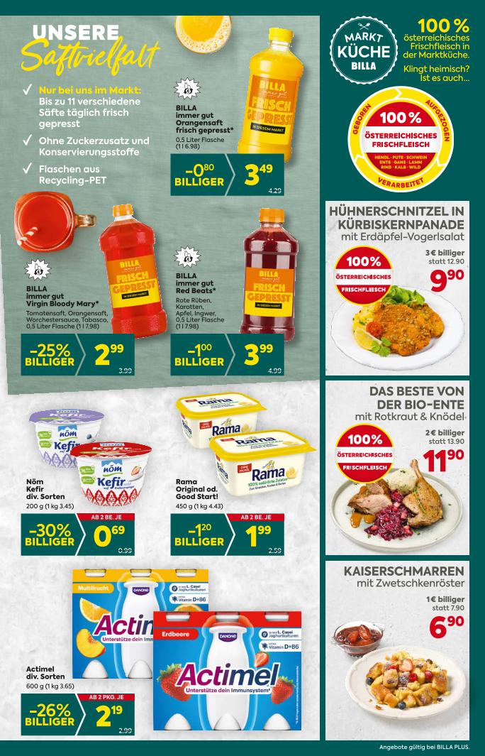 Prospekt von BILLA PLUS