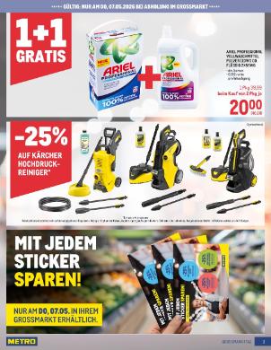 Titelbild des Prospekts von METRO GROSSMARKTTAG