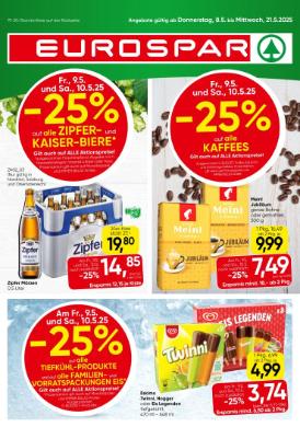 Titelbild des Prospekts von EUROSPAR OÖ