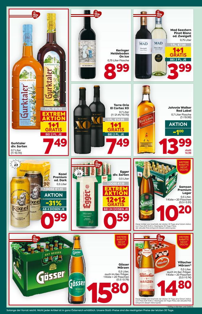 Prospekt von BILLA PLUS