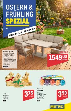 Titelbild des Prospekts von METRO OSTERN SPEZIAL