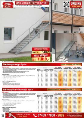 Titelbild des Prospekts von Josef Steiner