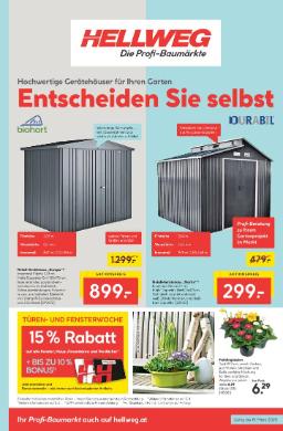 Titelbild des Prospekts von HELLWEG