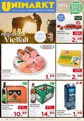 Titelbild des Prospekts von Unimarkt OÖ Innviertel