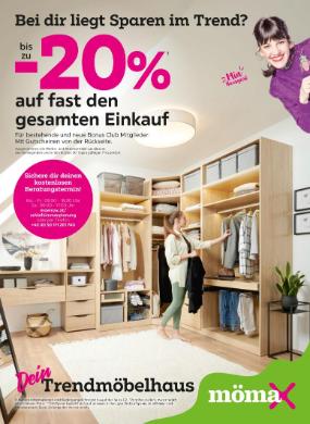 Titelbild des Prospekts von mömax