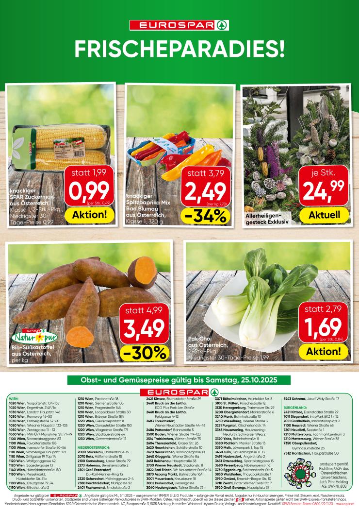 Prospekt von EUROSPAR