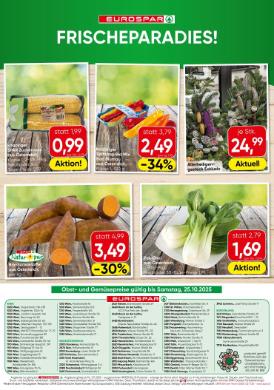 Titelbild des Prospekts von EUROSPAR W/NOE/BGLD