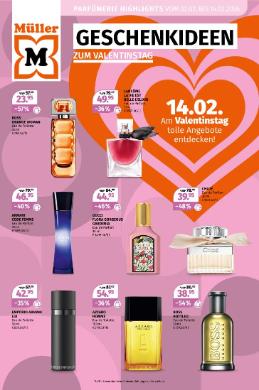 Titelbild des Prospekts von Müller Österreich