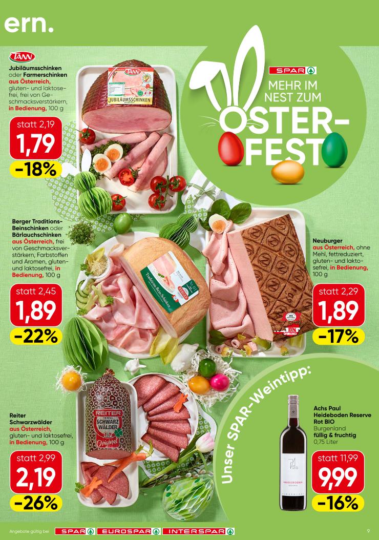 Prospekt von SPAR