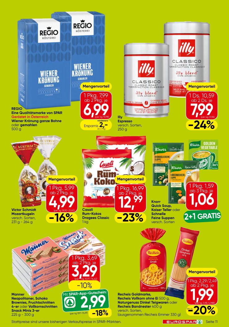 Prospekt von EUROSPAR