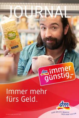 Titelbild des Prospekts von dm drogerie markt Journal