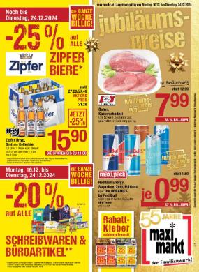 Titelbild des Prospekts von Maximarkt Linz / Haid