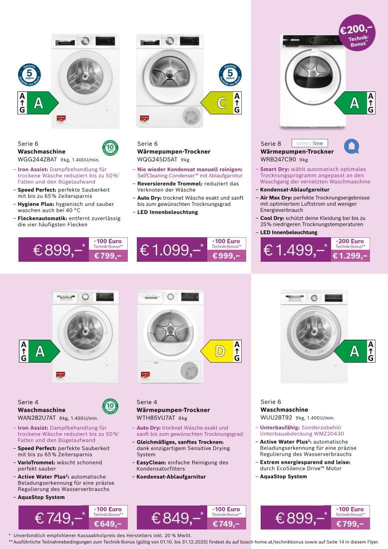 Prospekt von Bosch Hausgeräte