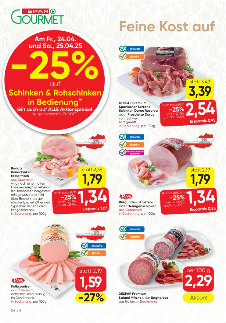 Prospekt von SPAR Gourmet