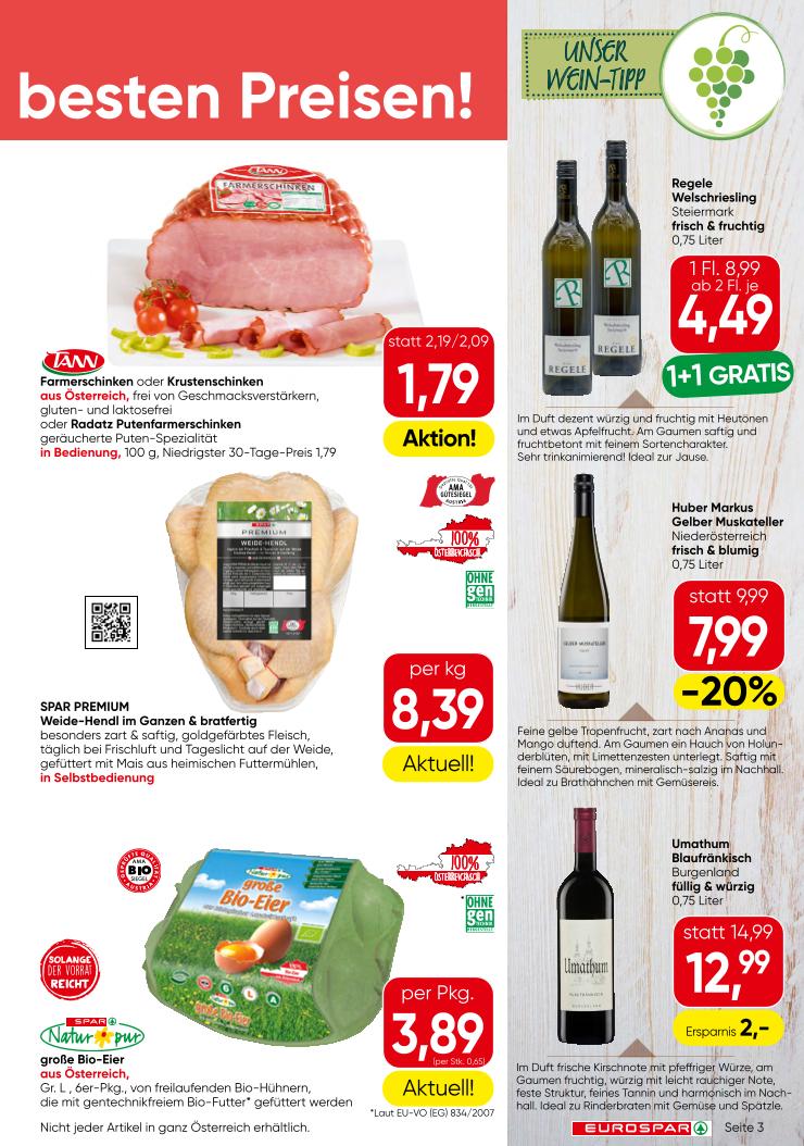 Prospekt von EUROSPAR