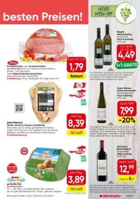 Titelbild des Prospekts von EUROSPAR VBG