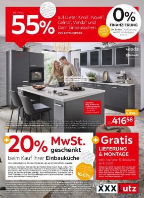 Titelbild des Prospekts von XXXLutz Küche